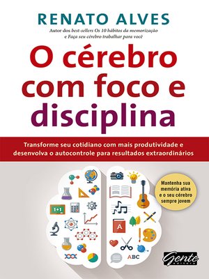 cover image of O cérebro com foco e disciplina
